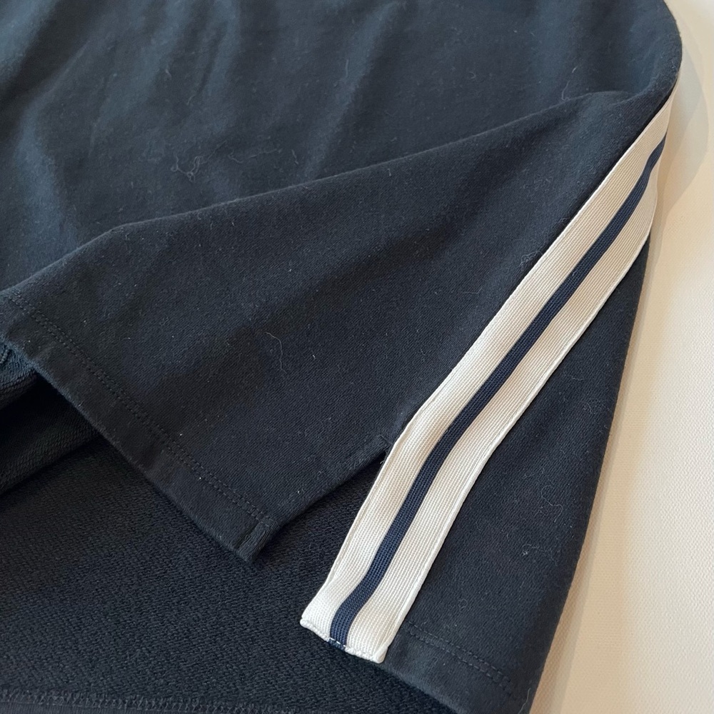 Tommy Hilfiger Sport Women’s French Terry Large Skirt Black White - Picture 2 of 7
